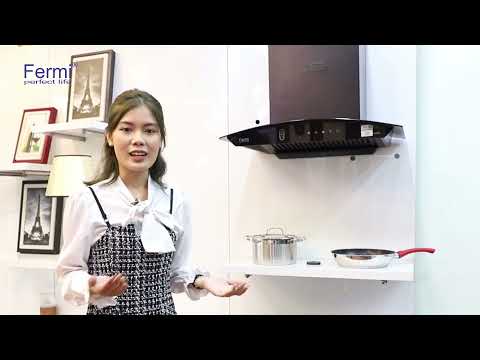 Máy hút mùi Fermi Model SH002 siêu khỏe, sang trọng