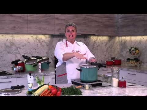 Silit Pressure Cooker Sicomatic T Plus Demonstration Risotto