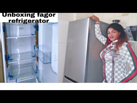 Unboxing my new fridge, fagor refrigerator