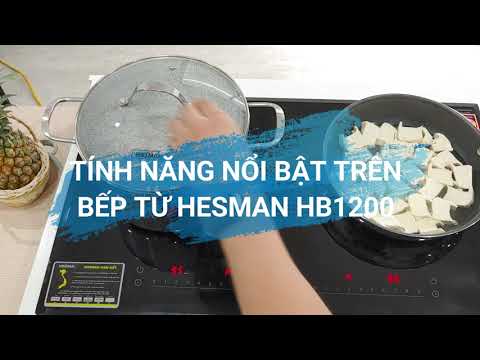 Hướng dẫn sử dụng bếp từ đôi HESMAN HB1200