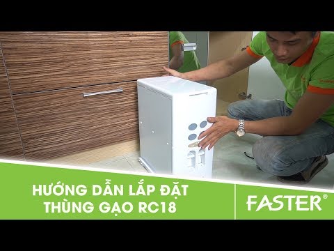 HƯỚNG DẪN LẮP ĐẶT THÙNG GẠO THÔNG MINH FS RC18