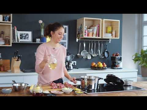 Pressure Cooker Beef Roulades with Steamed Potatoes