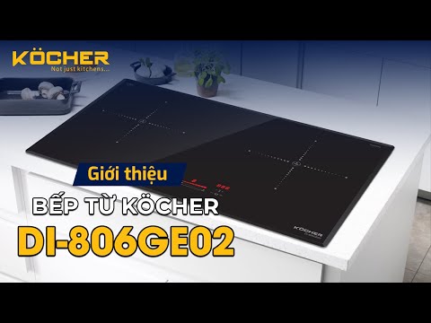 Bếp từ đôi Kocher DI-806GE02: CẢM ỨNG SIÊU NHẠY, NẤU NƯỚNG DỄ DÀNG, TIẾT KIỆM LÊN ĐẾN 38% ĐIỆN NĂNG