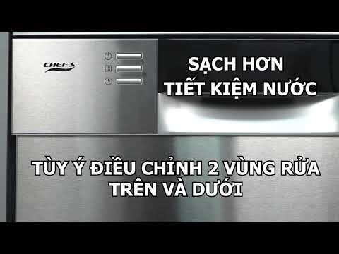 Giới Thiệu Chức Năng Chọn Vùng Rửa Của MÁY RỬA BÁT CHEF’S EH-DW401D | Chef's Chuyên Gia Bếp Từ