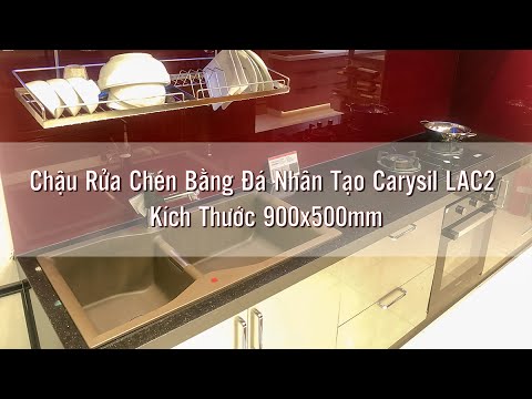 Chậu Rửa Chén Bằng Đá Nhân Tạo Carysil LAC2 Kích Thước 900x500mm