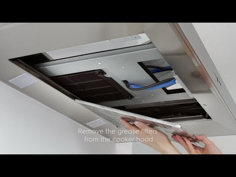 How to change and maintain your Electrolux cooker hood filter - Long life filter