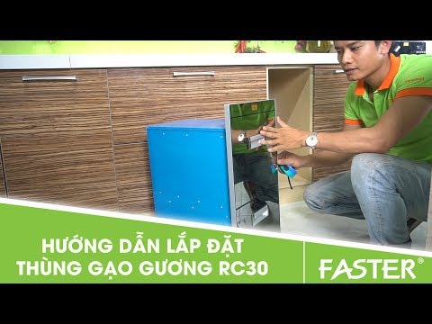 HƯỚNG DẪN LẮP ĐẶT THÙNG GẠO THÔNG MINH FS RC30
