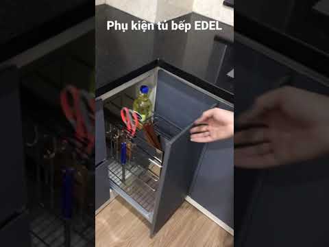 Công trình lắp đặt phụ kiện tủ bếp EDEL