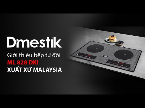 Giới thiệu bếp từ đôi Dmestik ML 828 DKI xuất xứ Malaysia