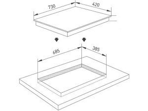 kich thuoc lap dat bep tu binova BI 777TL