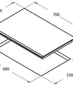 Bếp từ Nodor I 3070 SL BK 1 kich thuoc lap dat bep tu nodor i 3070 sl bk