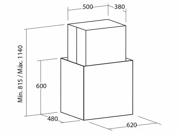 kich thuoc lap dat may hut mui MELINA SD