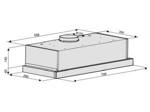 kich thuoc lap dat may hut mui lorca ta 3005a 70