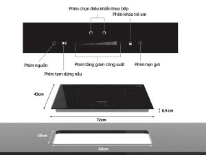 hinh anh dieu khien bep tu sunhouse shb di02