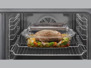 Lò nướng âm tủ Bosch HBA5570S0B 4 quan sat do an re dang lo nuong am tu bosch hba5570s0b