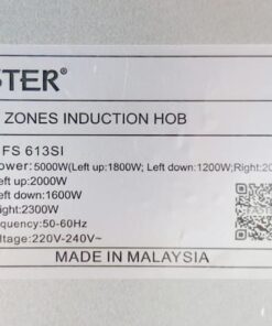 tem san pham bep tu faster fs 613si