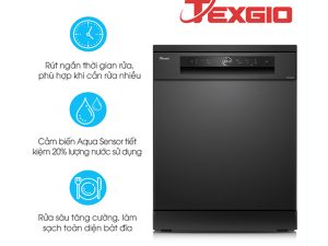 Máy rửa bát Texgio 15 bộ TGF3815B 5 chuc nang may rua bat texgio 15 bo tgf3815b