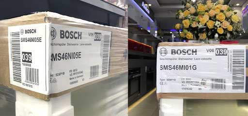 máy rửa chén Bosch nhập khẩu Đức, Tây Ban Nha, Balan