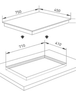 Bếp từ Apelson AIT 277B 1 kich thuoc lap dat bep tu apelson ait 277b