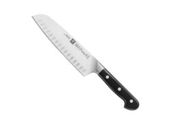 dao zwilling pro santoku hollow knife 18cm