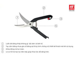 thong so ky thuat keo cat ga zwilling straight poultry shears