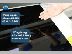man tu lon voi 2 muc cong suat bep tu electrolux lit60342