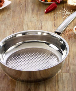 Chảo từ Fissler INOX CRISPY STEELUX PREMIUM 28cm 3 hinh anh thuc te chao tu fissler inox crispy steelux premium 28cm