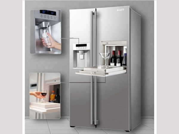 Tủ lạnh Kaff KF-BCD606MBR