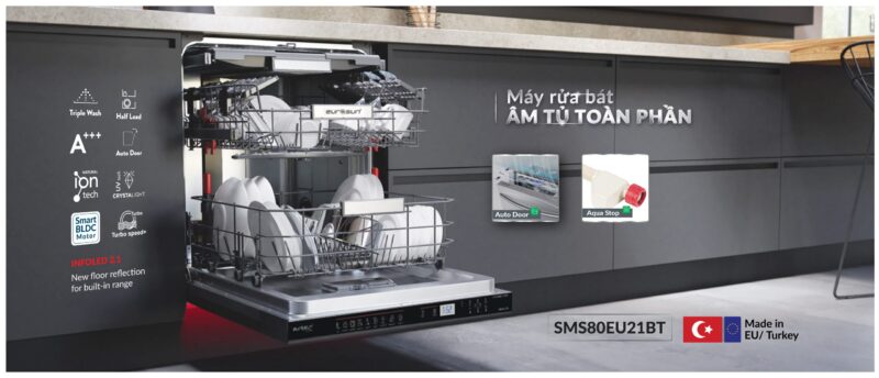 MÁY RỬA BÁT EUROSUN SMS80EU21BT CHI TIÊT