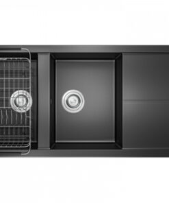 chau rua bat granite sink livello smart 1160 black