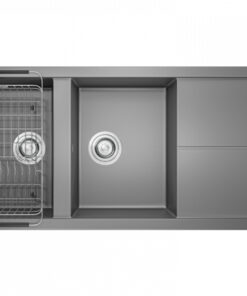 chau rua bat granite sink livello smart 1160 grey