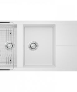 chau rua bat granite sink livello smart 1160 silver