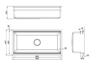 kich thuoc lap dat chau rua chen konox workstation undermount sink kn8644su dekor