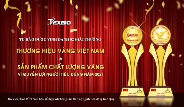giải thưởng vàng của máy rửa bát công nghiệp Texgio