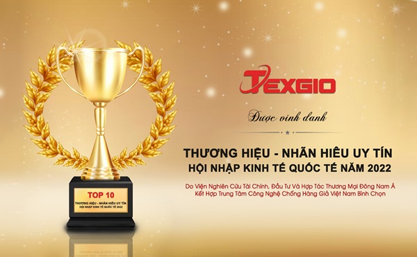 vinh danh thuong hieu may rua bát texgio