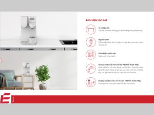 Máy lọc nước để bàn Electeka E8W 6 lap dat may loc nuoc de ban electeka e8w