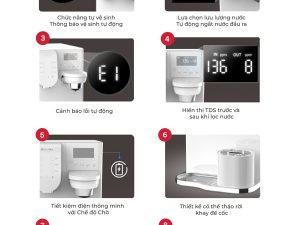 Máy lọc nước để bàn Electeka E8W 4 uu diem may loc nuoc de ban electeka e8w