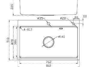 ban ve chau rua bat KN8151TD dekor