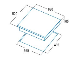Bếp từ Cata INSB 6032 BK 5 kich thuoc lap dat bep tu cata insb 6032 bk