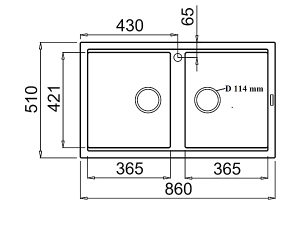 kich thuoc lap dat chau rua bat konox phoenix smart 860 black