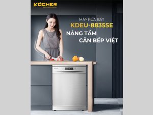 Máy rửa bát Kocher KDEU 8835 SE 2 hinh anh tong quan may rua bat kocher kdeu 8835 se