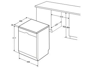 Máy rửa bát Bauer SBW6BEU15F 7 kich thuoc lap dat chuan may rua bat bauer sbw6beu15f