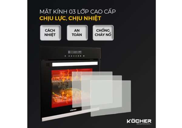 mat kinh lo nuong kocher koeu 71s14f