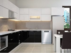 hinh anh lap dat thuc te trong showroom may rua bat doc lap bosch sms6zci00e