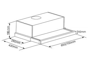 Máy hút mùi Fandi FD 70MSB 4 kich thuoc lap dat may hut mui fandi fd 70msb