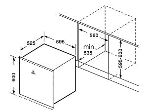 Máy rửa bát Richborn RDS6060MUS 6 kich thuoc lap dat may rua bat richborn rds6060mus