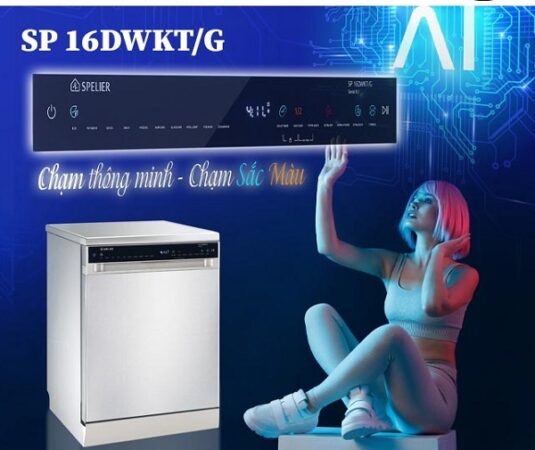 may rua chen spelier SP 16DWKT G thông minh