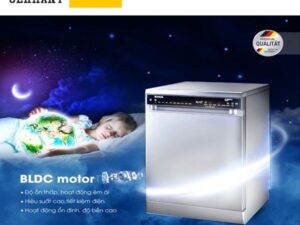 Máy rửa bát Spelier SP 16DWKT 5 may rua chen spelier SP 16DWKT G van hanh em ai