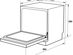 Máy rửa bát Hafele HDW T5551B 2