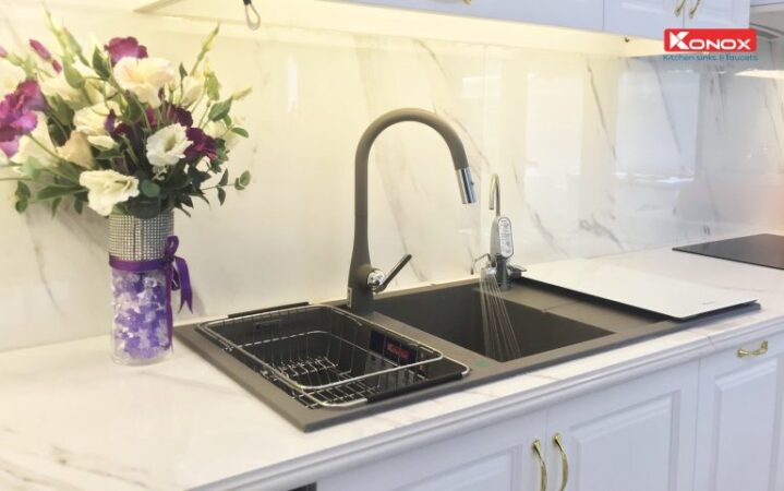 Chậu rửa bát Konox bằng đá